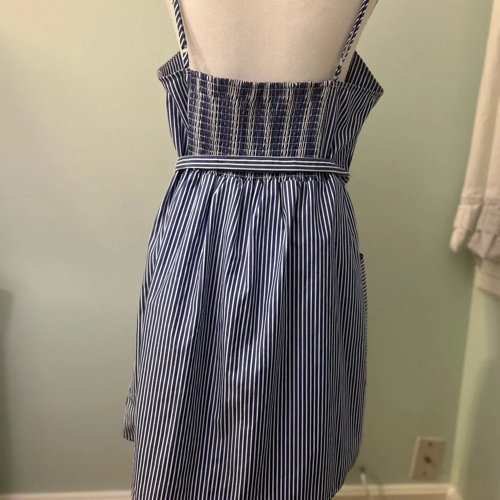Urban Outfitters Blue and White Spaghetti Strap Dress - Picture 3 of 7
